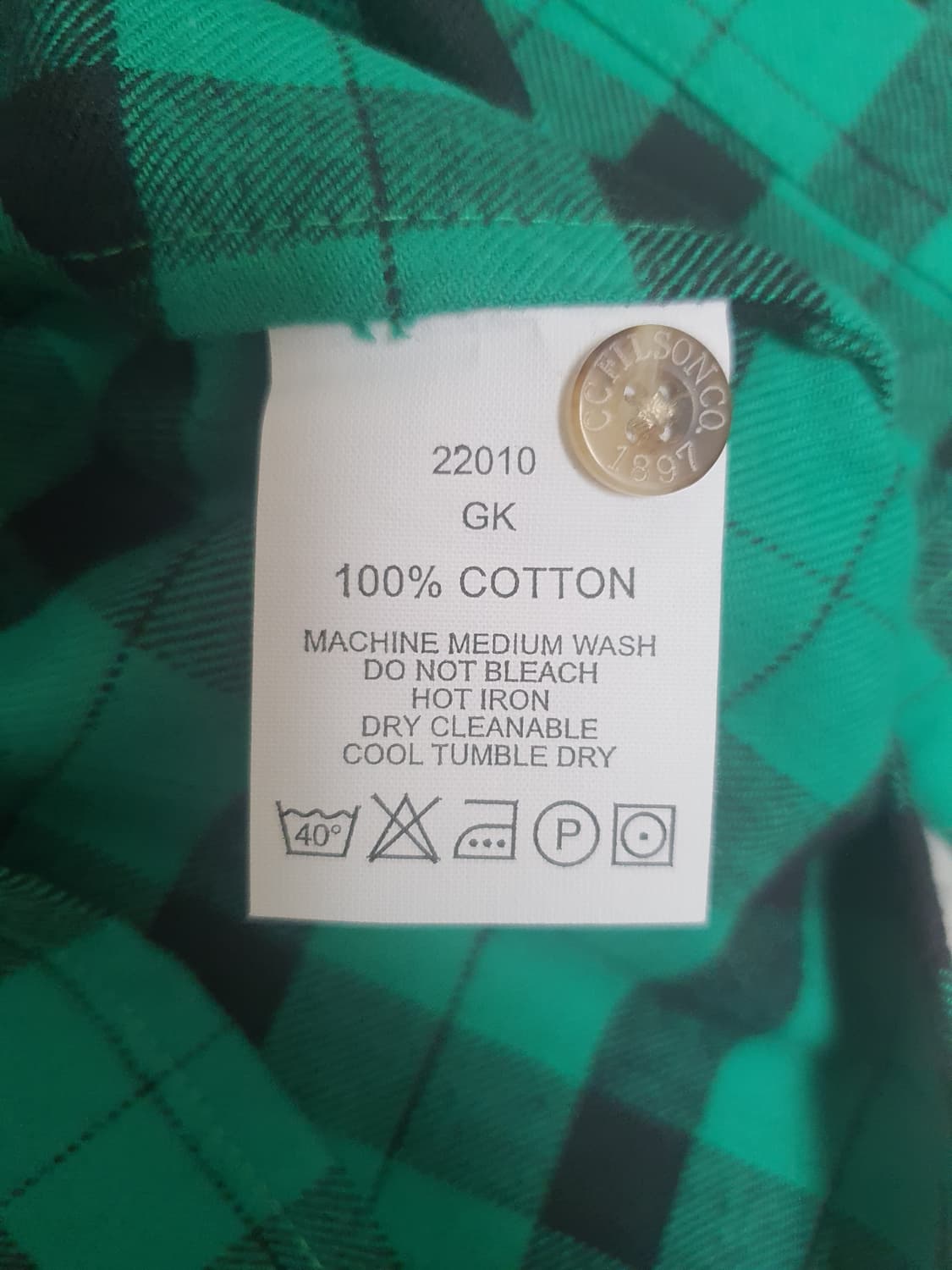 Filson 필슨 알래스칸 가이드 플란넬 셔츠 M (새 제품) 상품이미지5