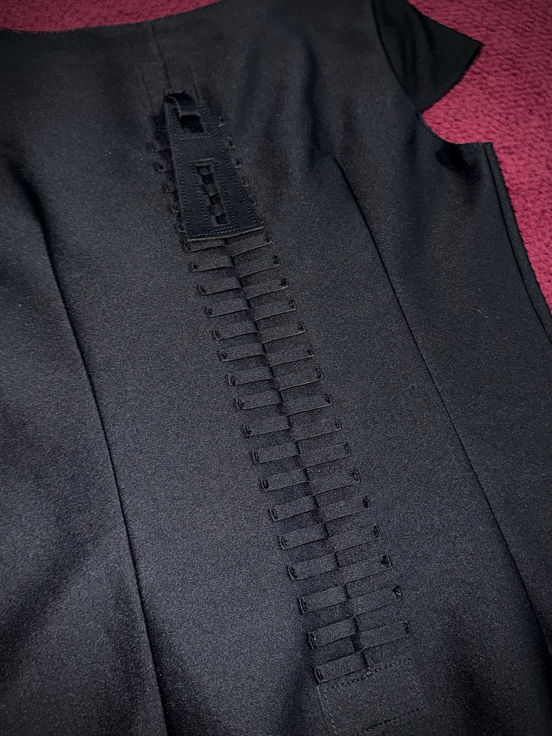 COP.COPINE 블랙 원피스 36 택 새상품 상품이미지5