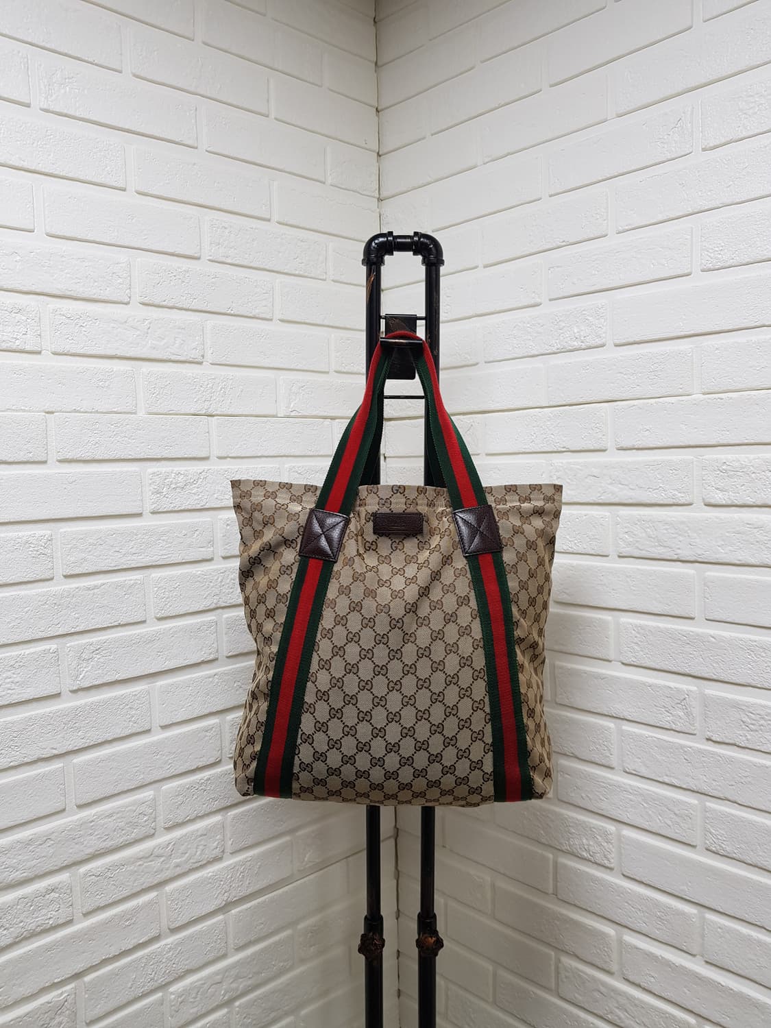 [정품] 구찌 gg자가드 삼색 트리밍 2way백 상품이미지1