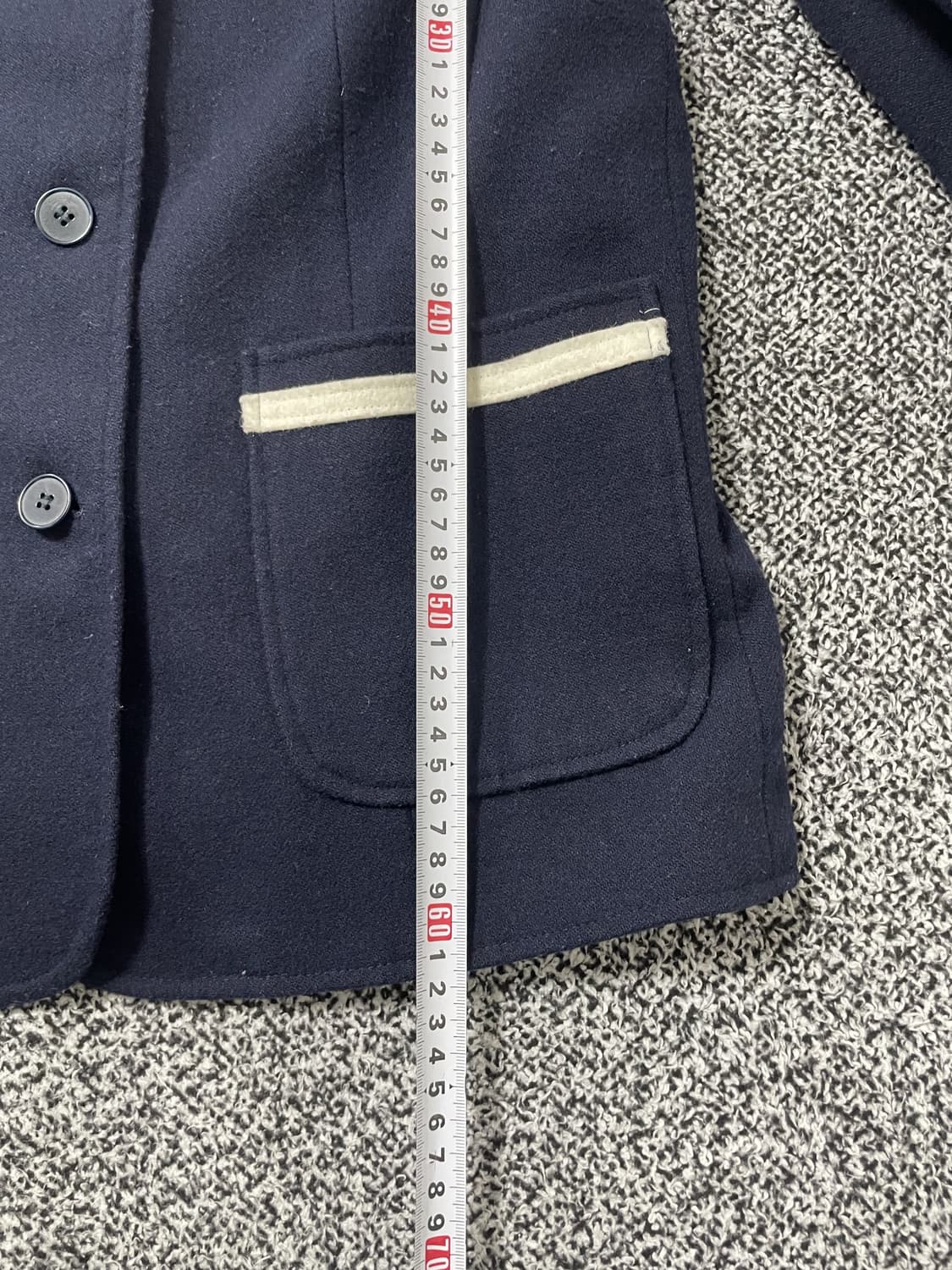 빈티지9. 폴로 진스 컴퍼니 빈티지 파이핑 블레이저 자켓 네이비 상품이미지6
