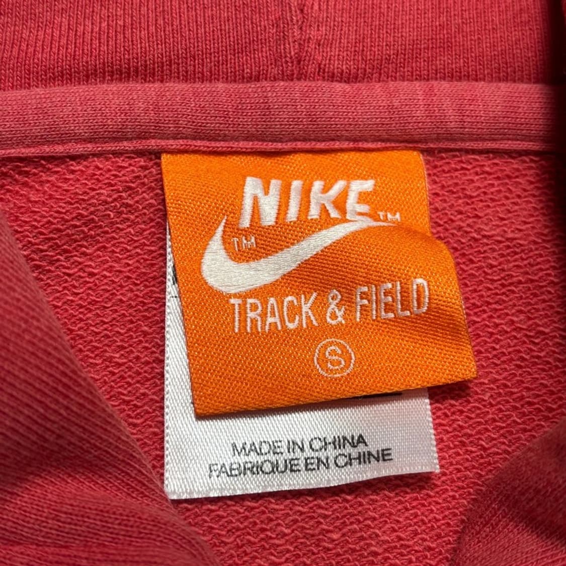 NIKE 올드스쿨 후드집업 코랄 핑크 S 상품이미지4