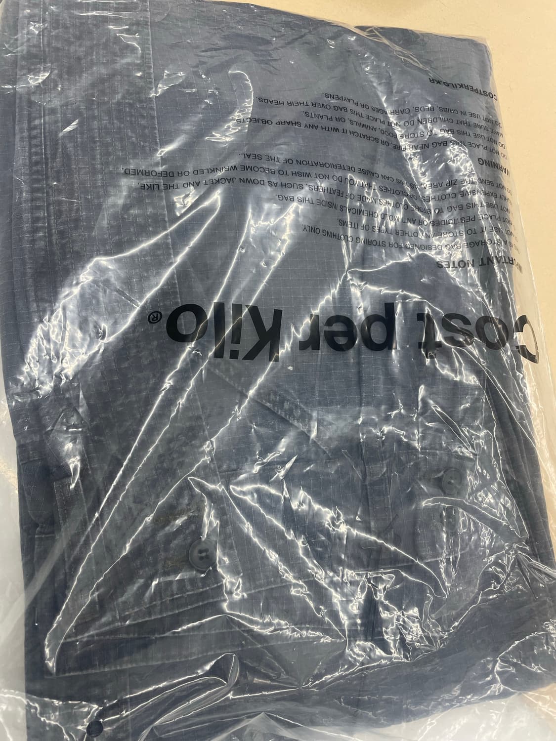 코스트퍼킬로 벨티드 카고 팬츠 - 다크 블루 XL 상품이미지3