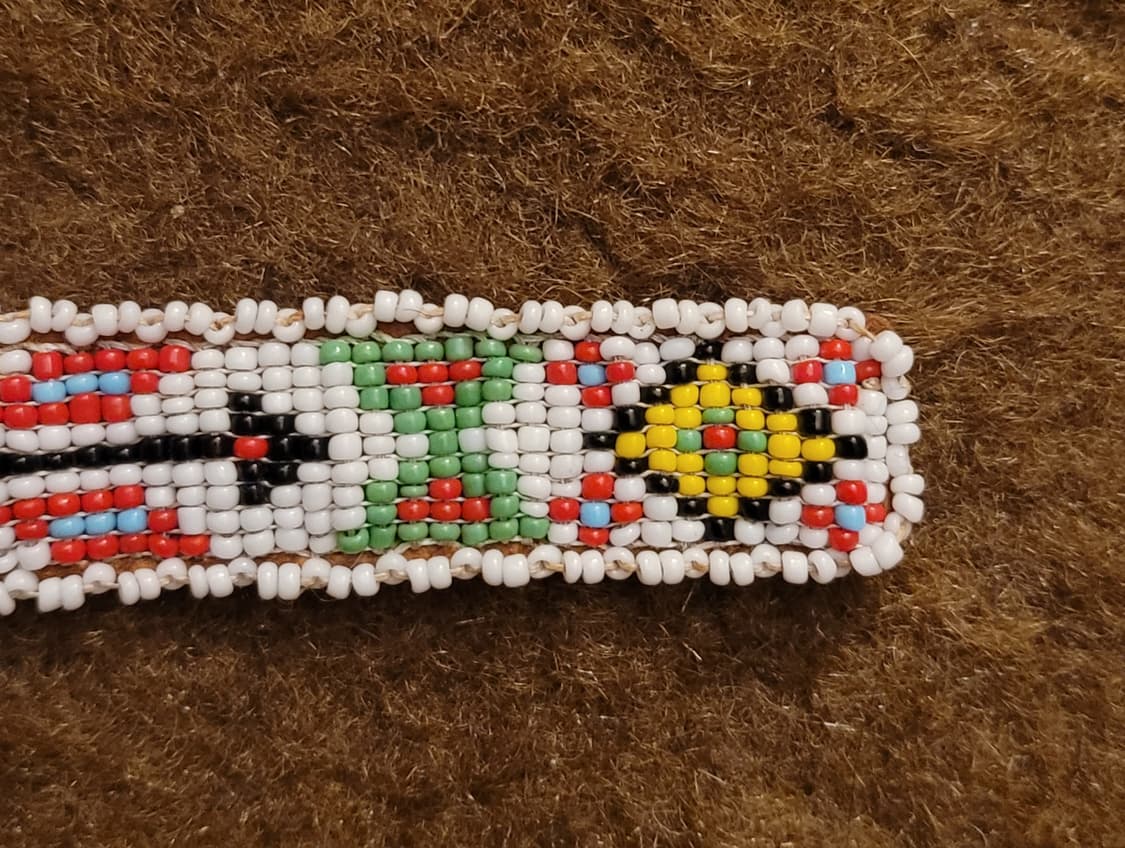 히피 &나바호 여성 비즈 가죽 팔찌(17*2) 상품이미지4