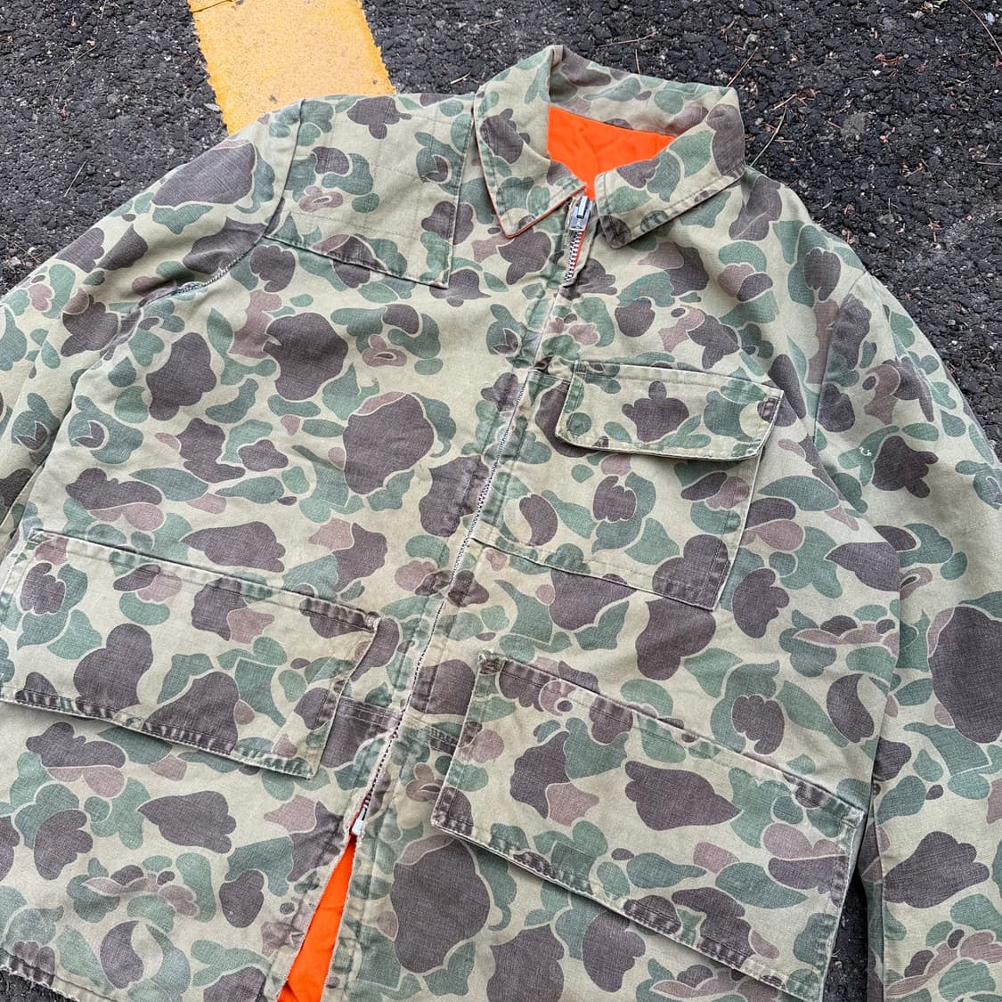 80s Vintage Duck Camo Huting Jacket 상품이미지4