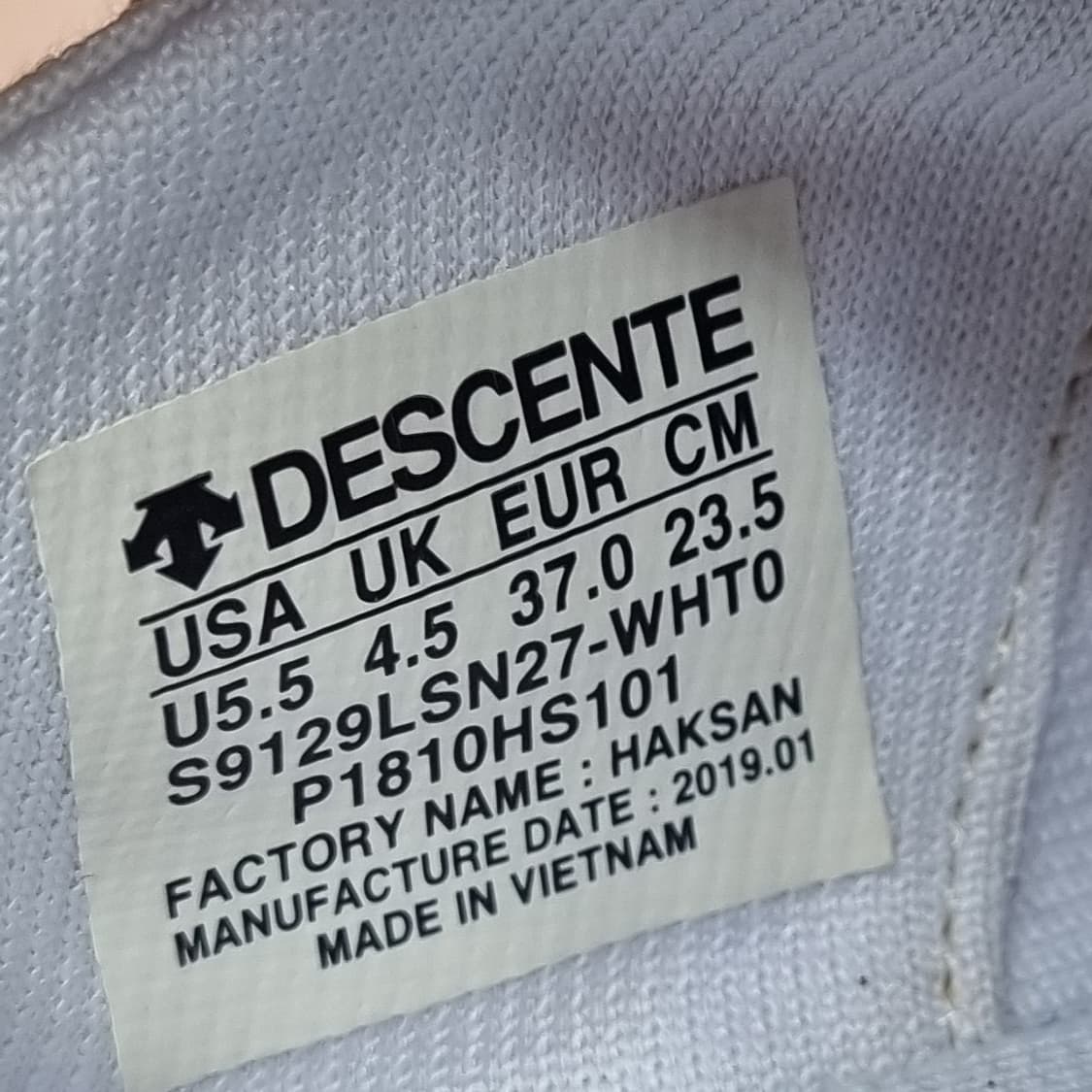 데상트 퓨어그램 여성스니커즈 235 상품이미지6