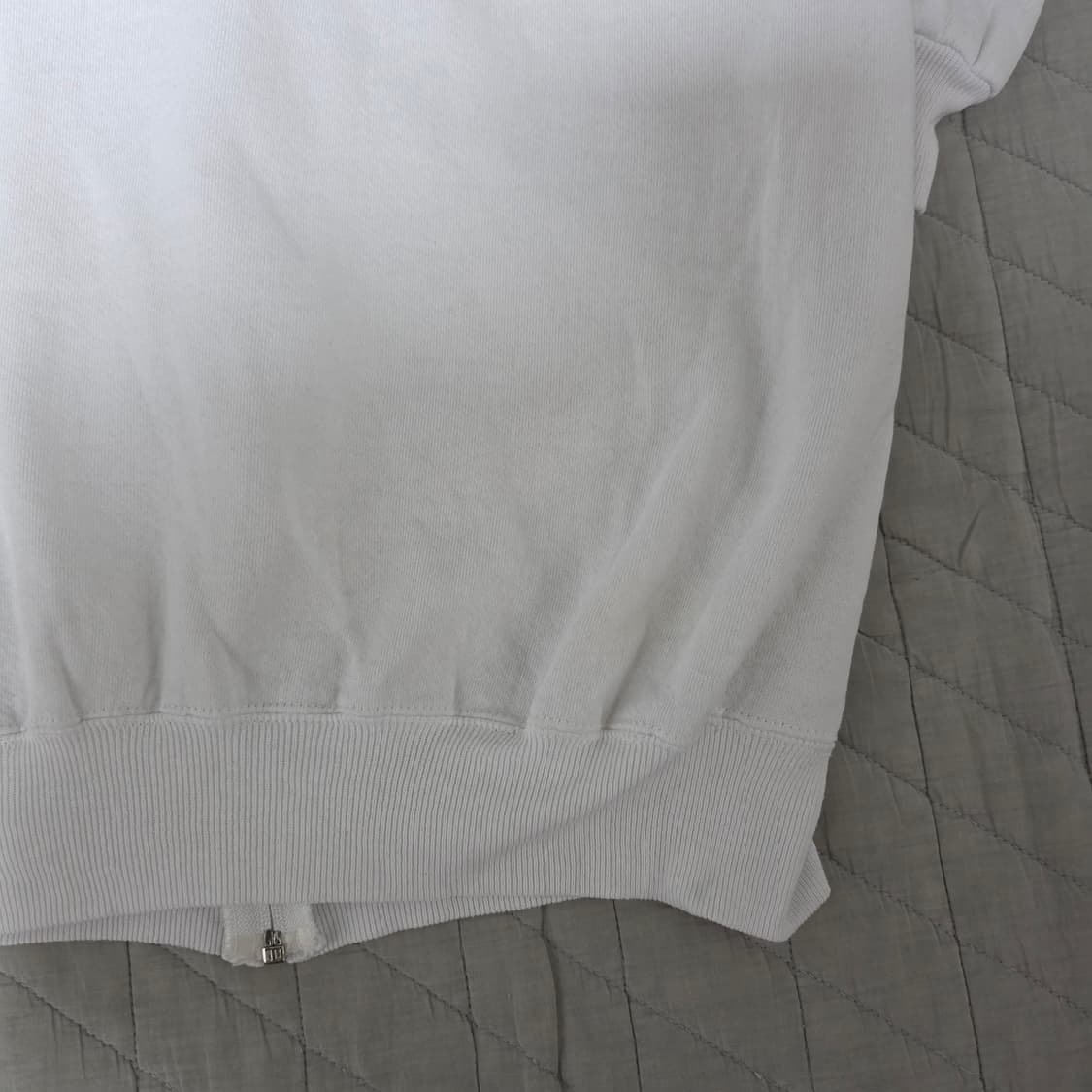 [XL] 세탁 90s 러셀 애슬레틱 화이트 후드집업 Usa스테인 상품이미지7