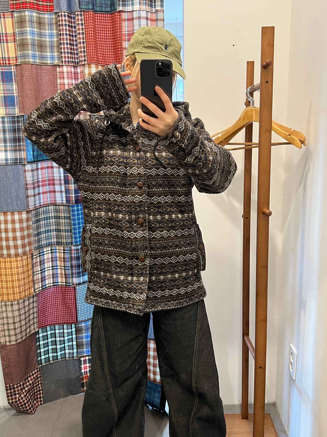 브라운 보헤미안 후드집업 상품이미지5