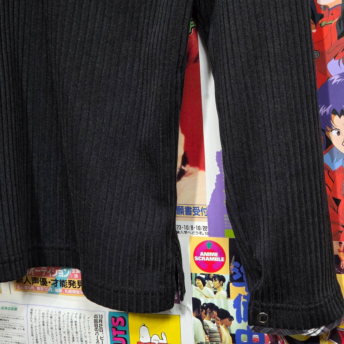 JPN 펑크 셔츠 레이어드 골지 롱슬리브 상품이미지4