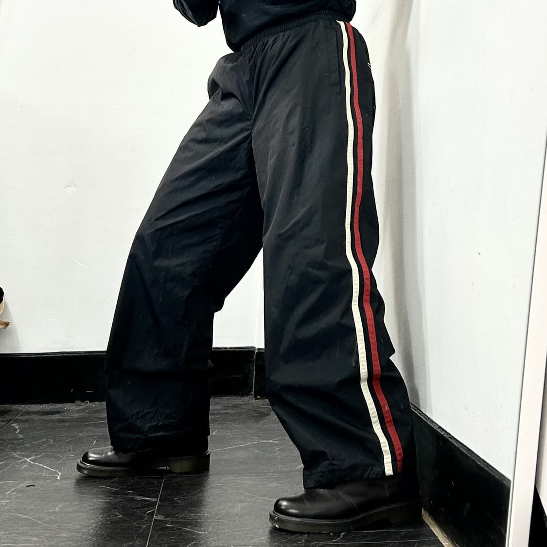 혼다 나일론 와이드 트랙 팬츠 상품이미지2