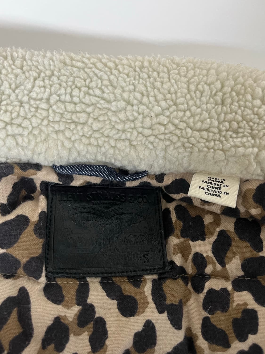 S) 리바이스 여성 쉐르파 데님 구스다운 자켓 상품이미지6