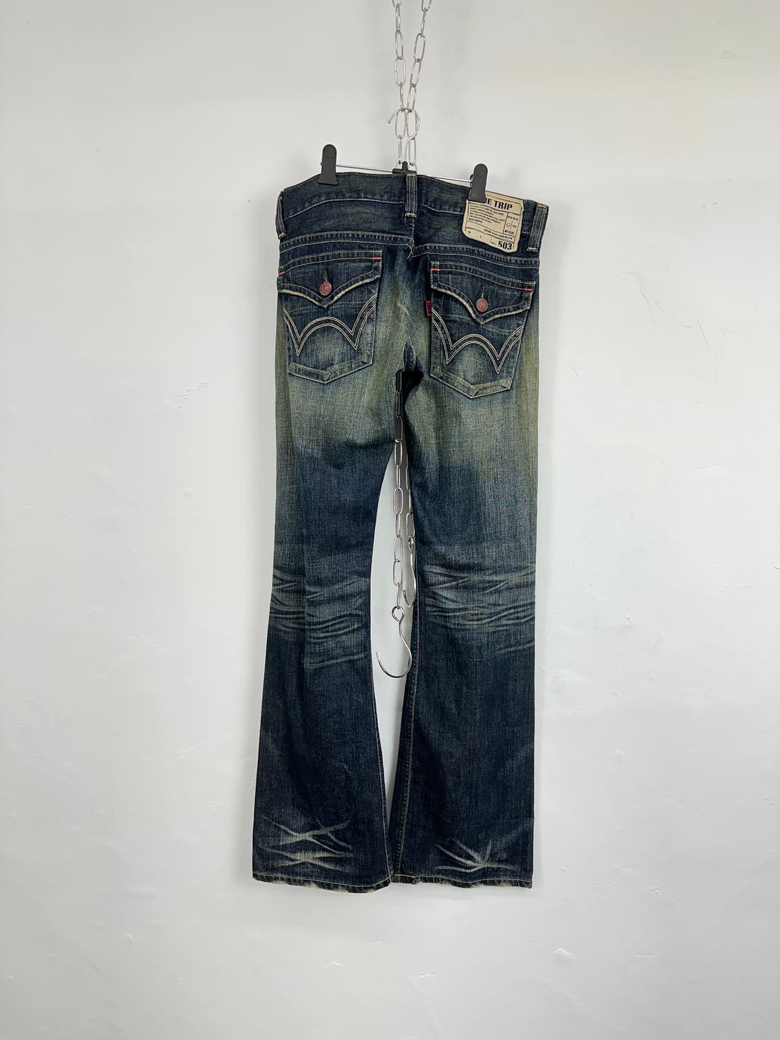 Edwin Blue Trip 503 Red Point Destroyed  상품이미지4