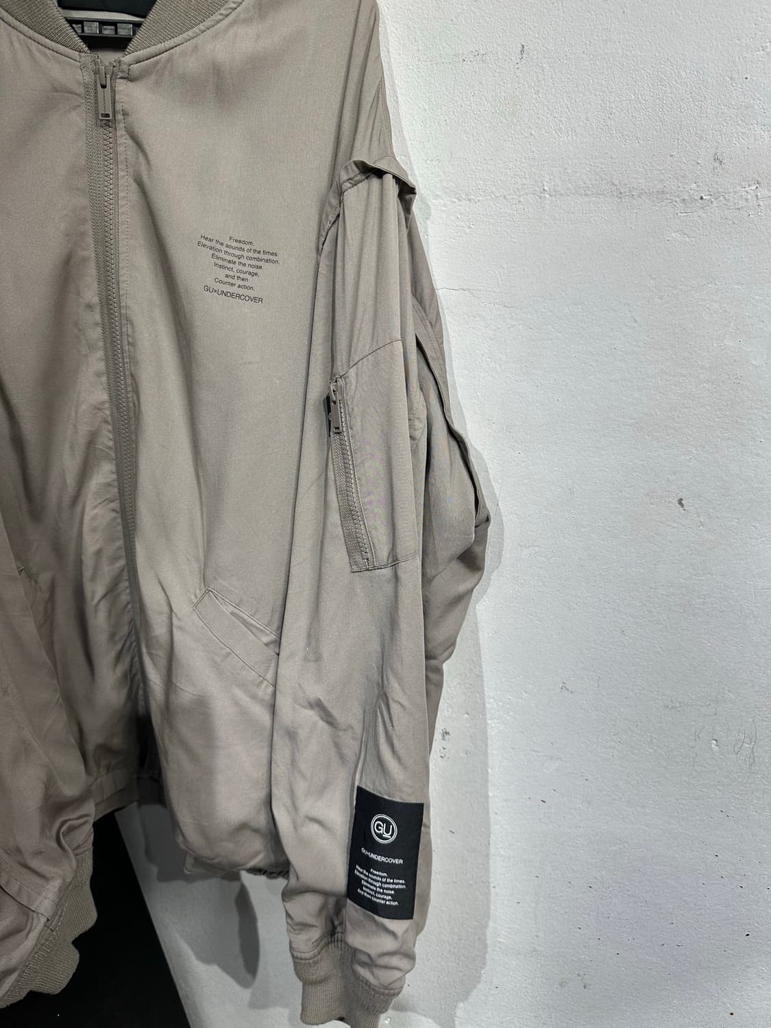 언더커버 콜라보 ma-1 스카잔 해골 자켓 상품이미지9