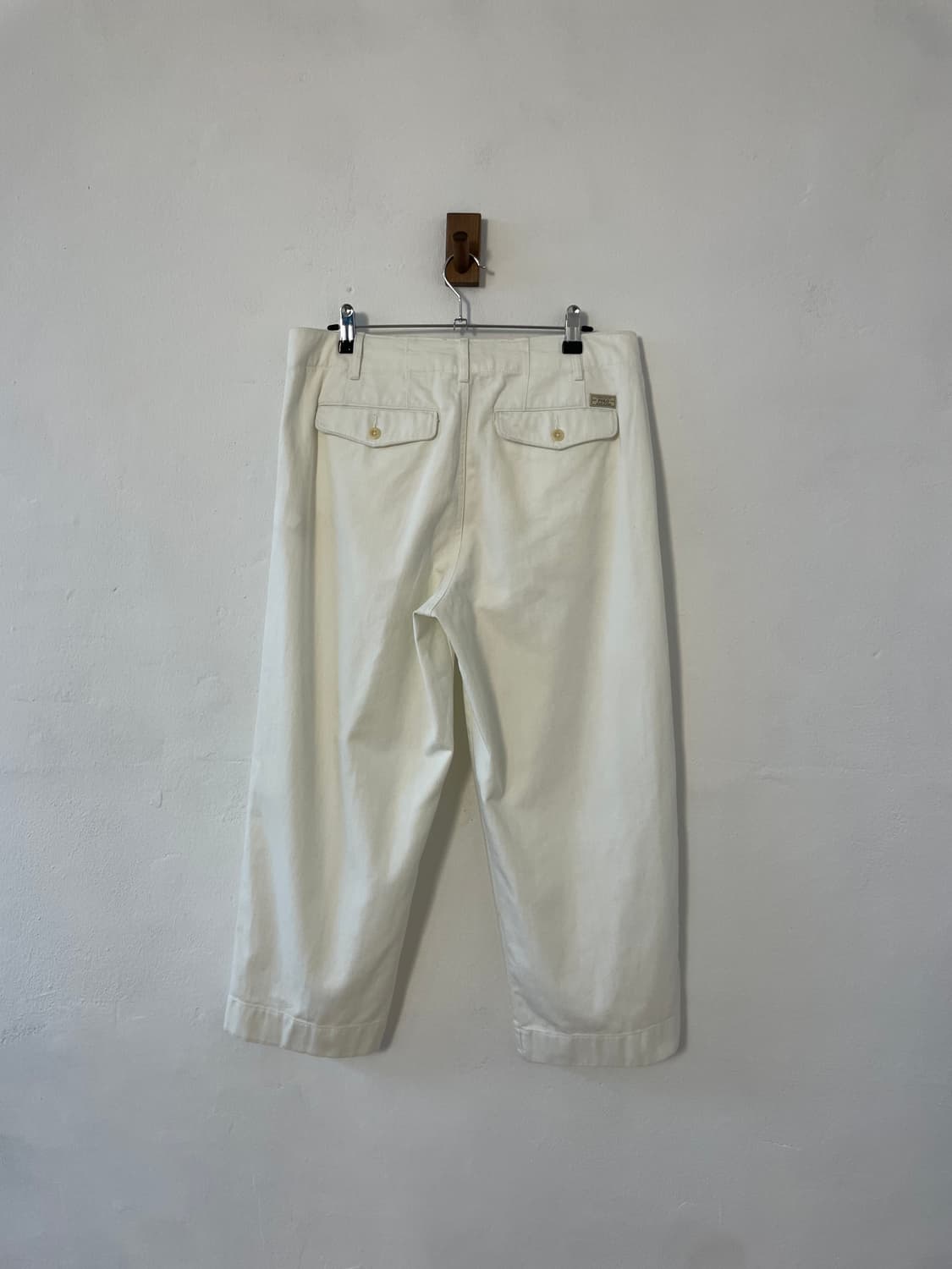 폴로 화이트 코튼 팬츠  상품이미지9