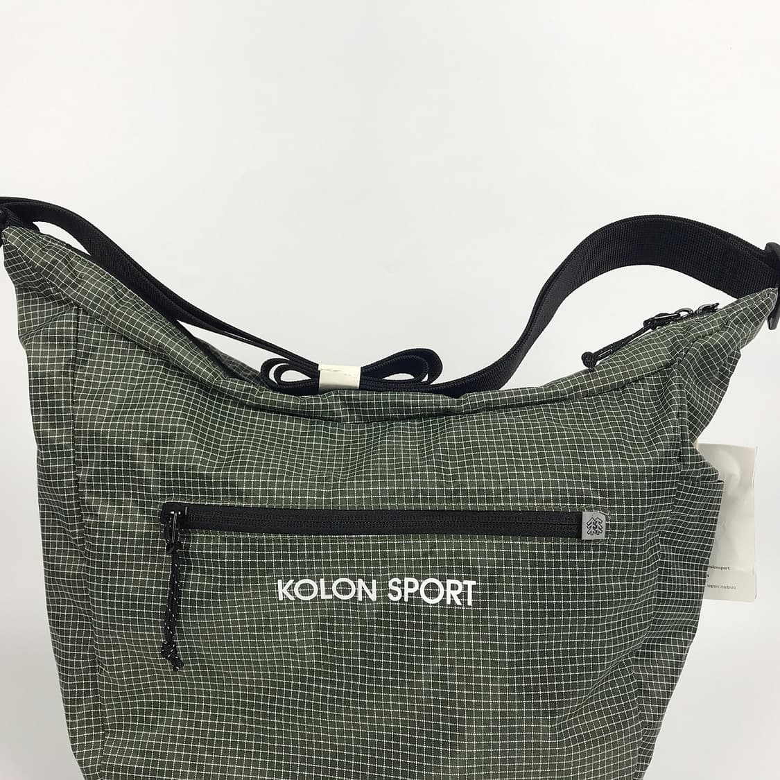 코오롱스포츠 체크 크로스백 가방 새상품 상품이미지2