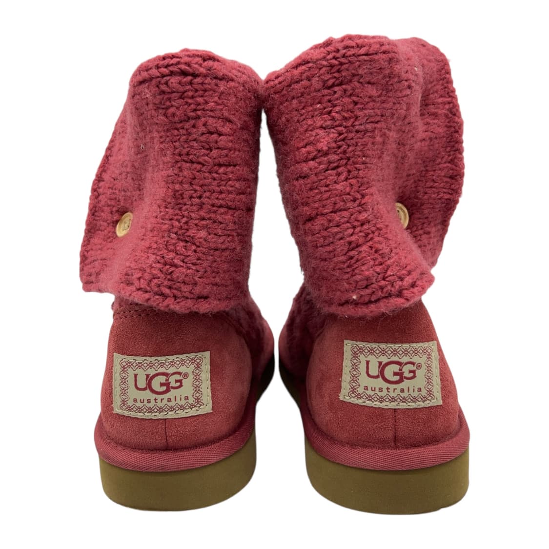 220 W 어그 클래식 카디 니트 부츠 핑크 상품이미지5