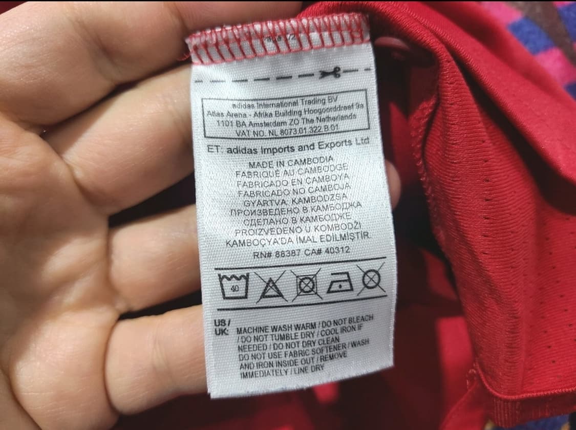 아디다스 17 18 맨유 유스 올드레플 축구져지 상품이미지6