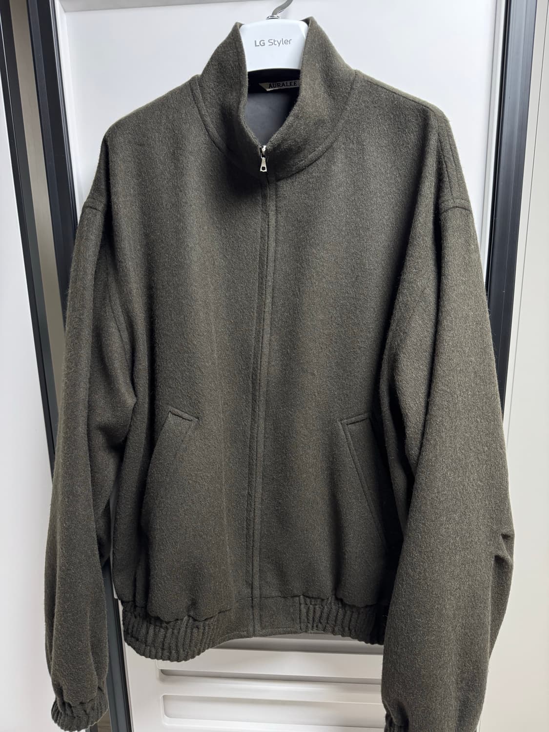 오라리 24aw 베이비카멜 자켓 5사이즈(105 느낌) 개급처 상품이미지4