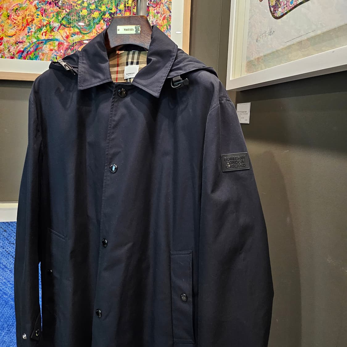 버버리 개버딘 패치로고 코트 상품이미지3