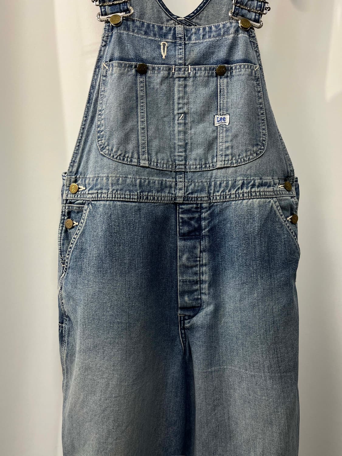00's LEE 데님 오버롤 카펜터 워크웨어 멜빵바지 91-SB 상품이미지4