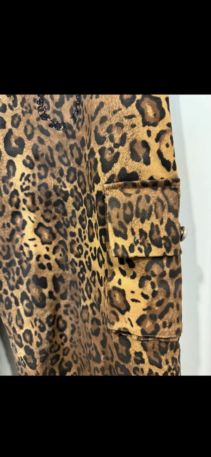 더미스테리어스호텔 레오파드 카고 팬츠 상품이미지4