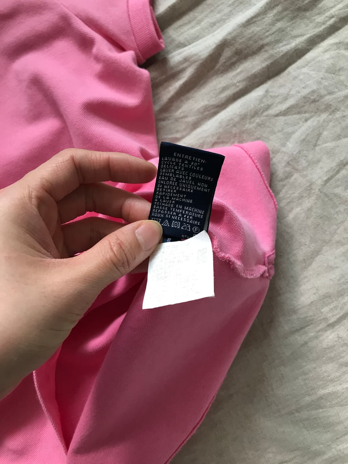 폴로 랄프로렌 여성라인 빅포니로고 핑크 카라티 상품이미지9