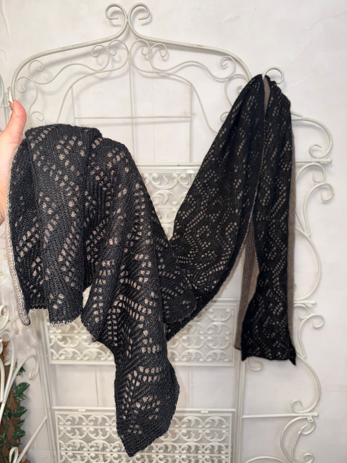 Roberta Di Camerino ethnic net knit 머플러 상품이미지3