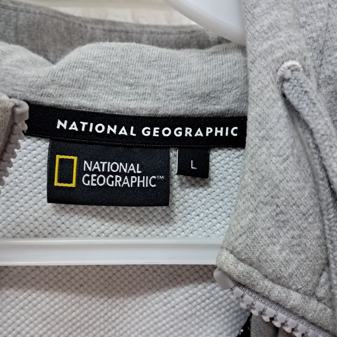 내셔널지오그래픽 후드집업 그레이 L 상품이미지3