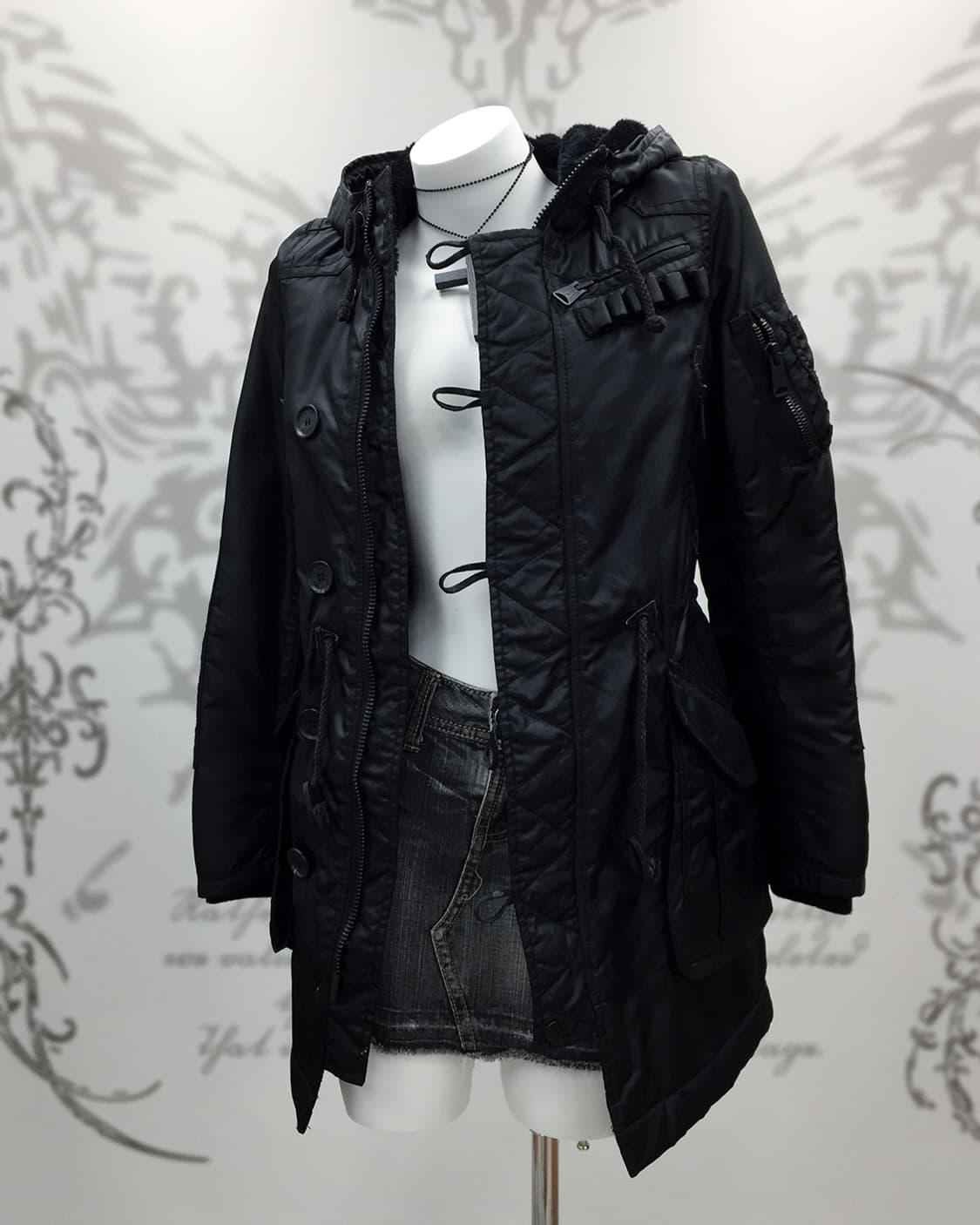 Cyber Utility High-Neck Military Jacket 상품이미지1