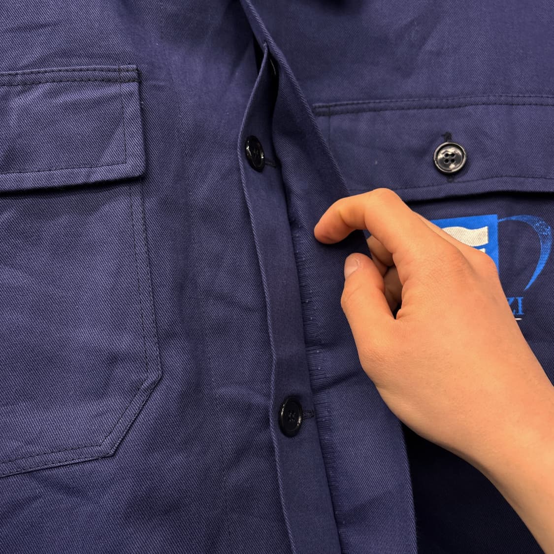 90s 오리지널 프렌치워크자켓 2포켓 리얼워크 패치 N804 상품이미지6