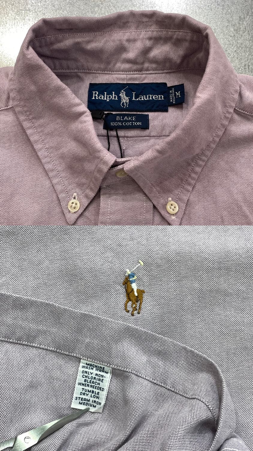 (M) POLO 폴로 랄프로렌 솔리드 반팔 셔츠 블레이크 상품이미지10