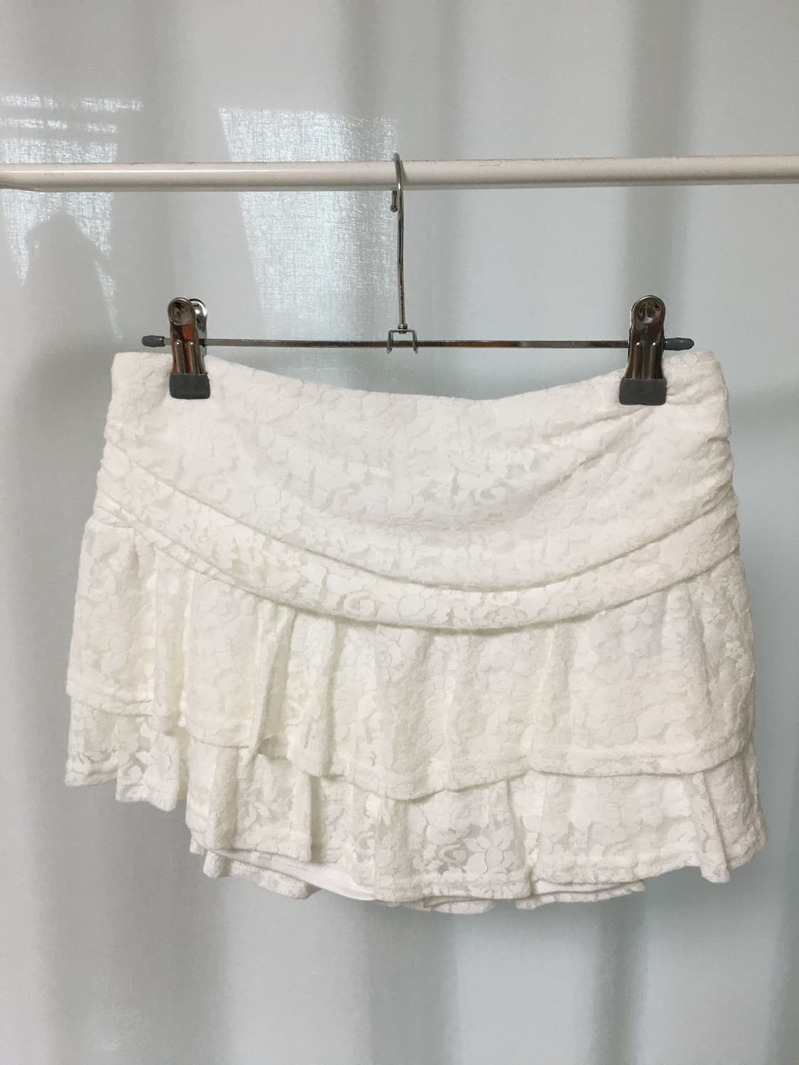 floral lace layered mini skirt 상품이미지1