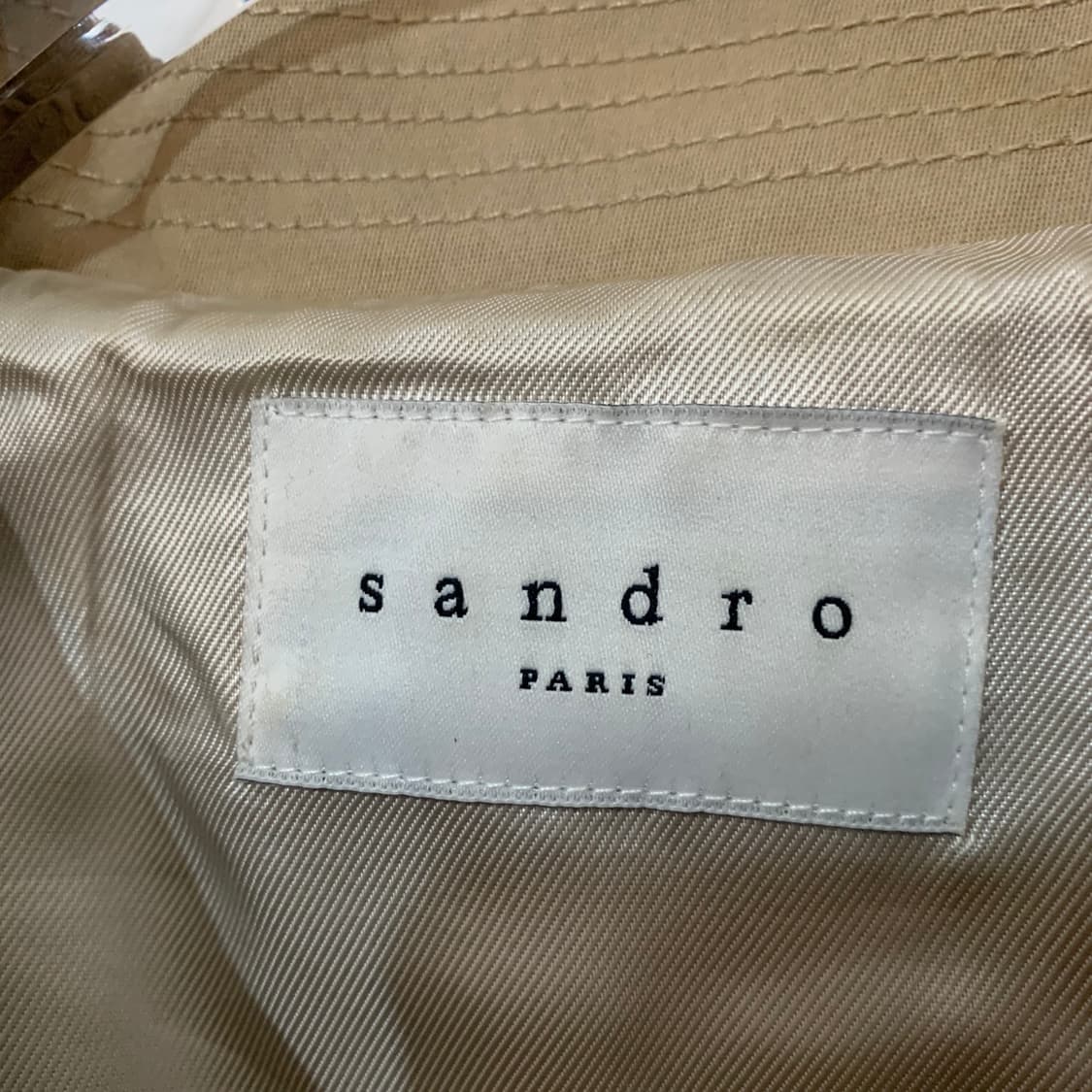 36 SANDRO 산드로 벨티드 트렌치 코트 상품이미지7