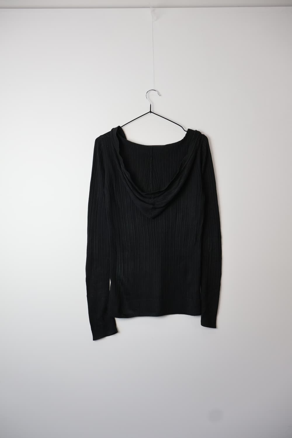 Jpn Black Slim Fit Hoodie Sweater 상품이미지4