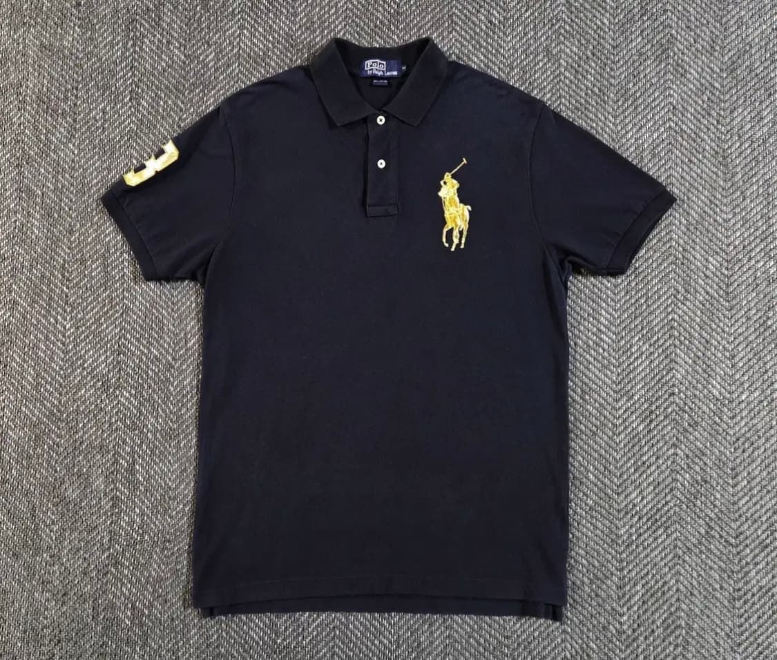 폴로 랄프로렌 빅포니 블랙 카라티 반팔 상품이미지1