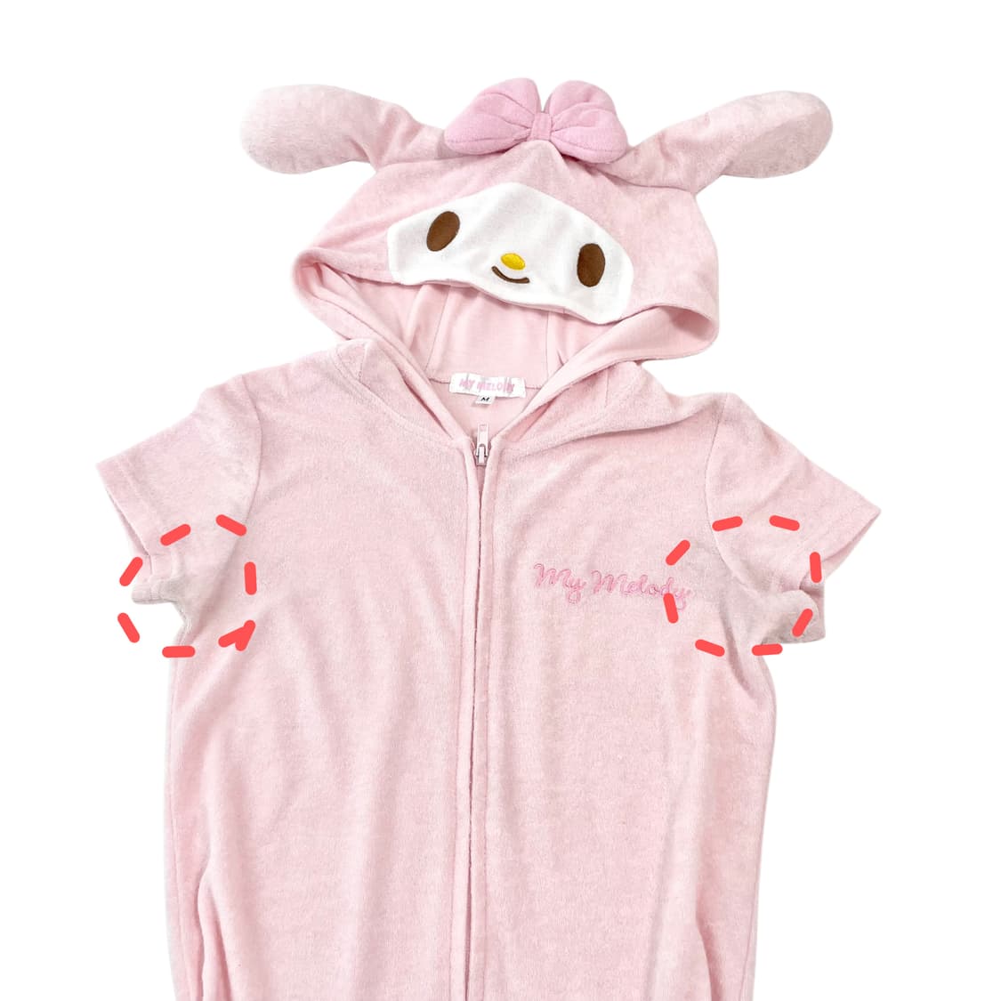 my melody 고전 마이 멜로디 갸루 홈웨어 마멜잠옷 마멜방꾸 산리오 상품이미지2