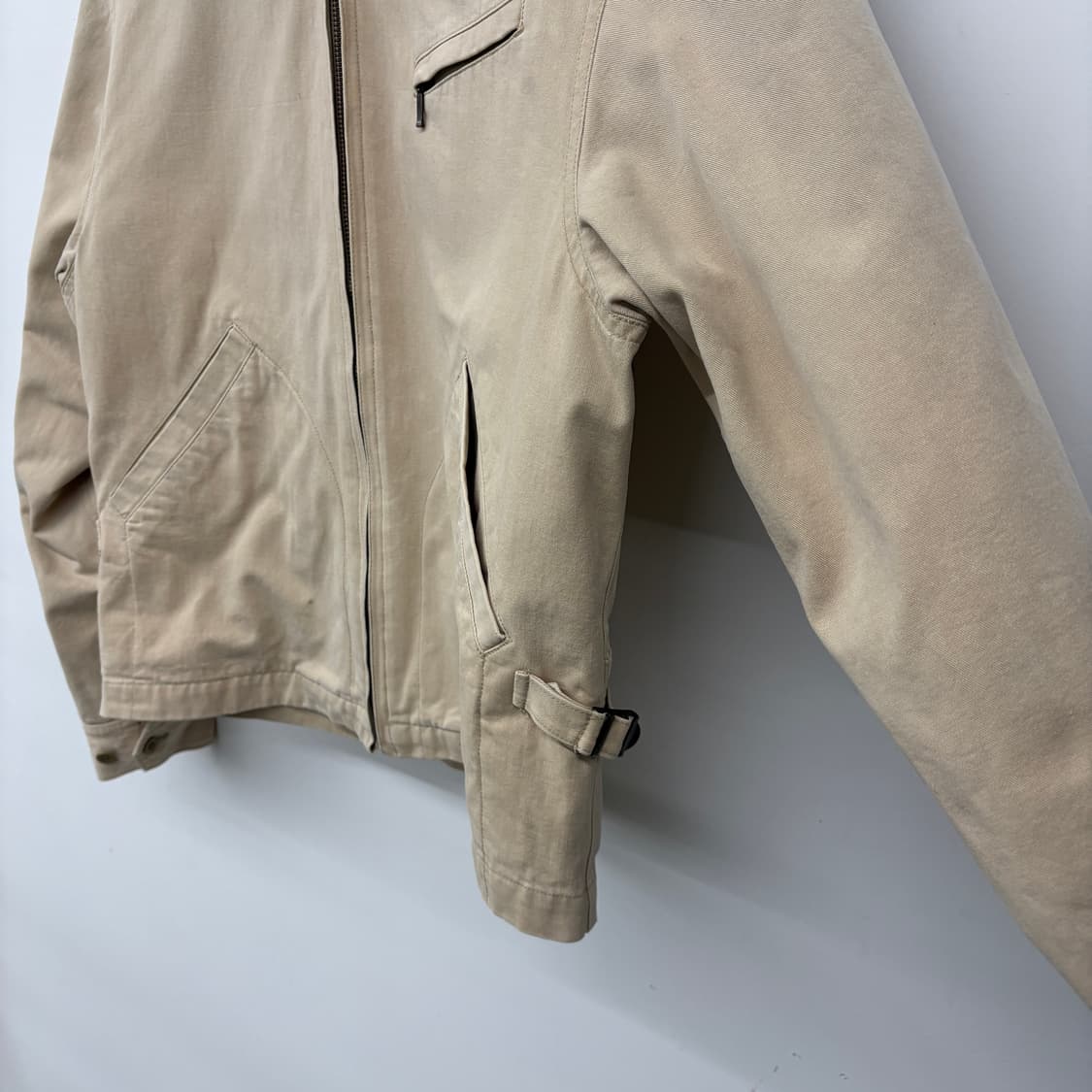 빔즈 베이지색 면 자켓 여/M 상품이미지5