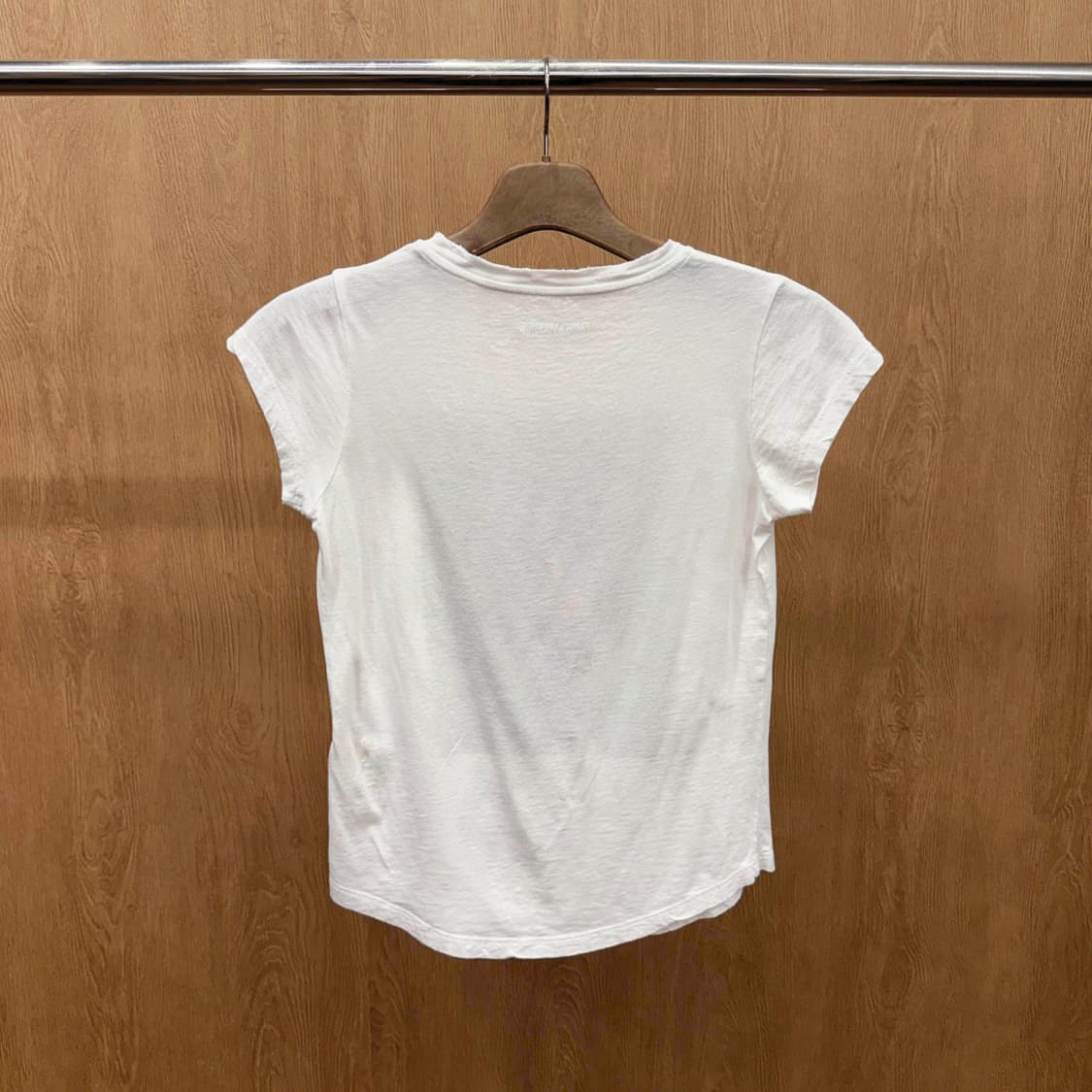 쟈딕 앤 볼테르 반팔 티셔츠 스켈레톤 그래픽 프린팅 디테일 화이트 상품이미지3