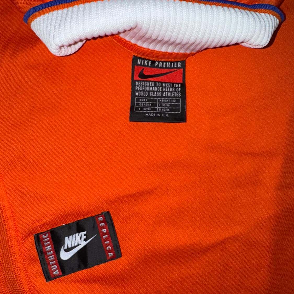 1997 네덜란드 국가대표 다비즈 데니스 버그캠프 홈 유니폼 상품이미지4