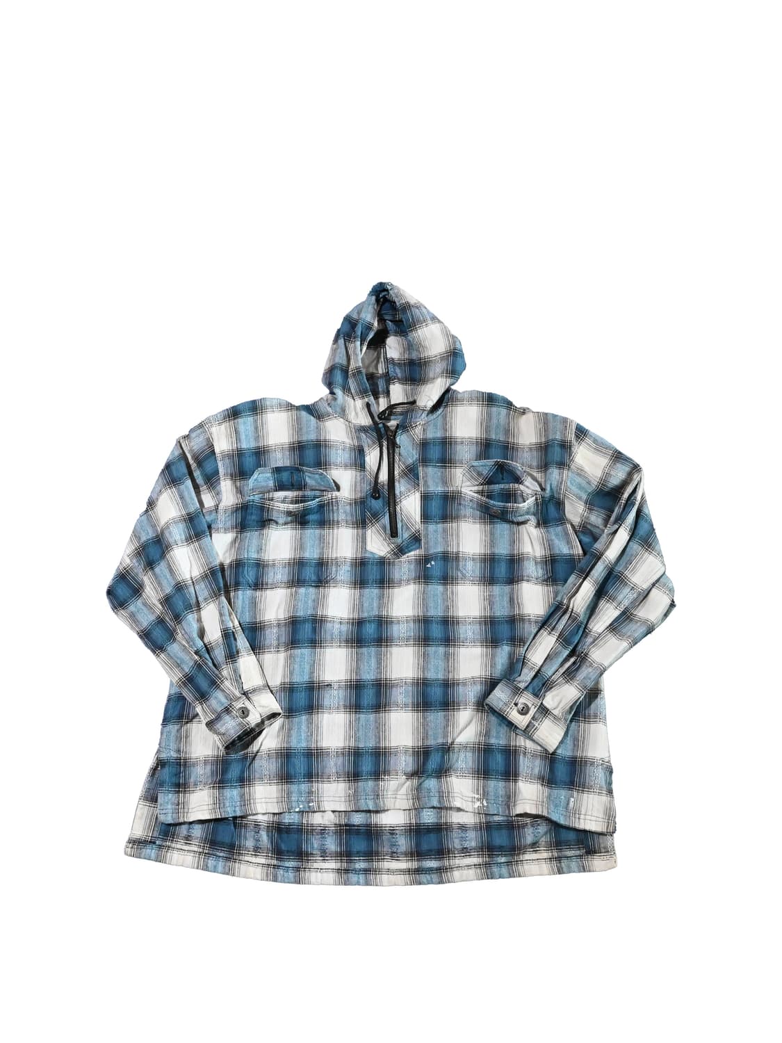 80s late90s ealy weeds surf flannel hood 상품이미지1