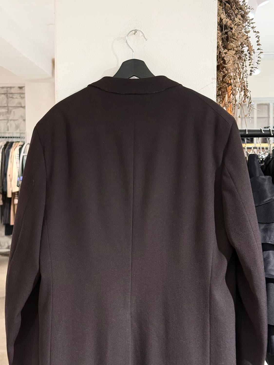 질샌더 브라운 퍼 오버사이즈 롱 코트 상품이미지5