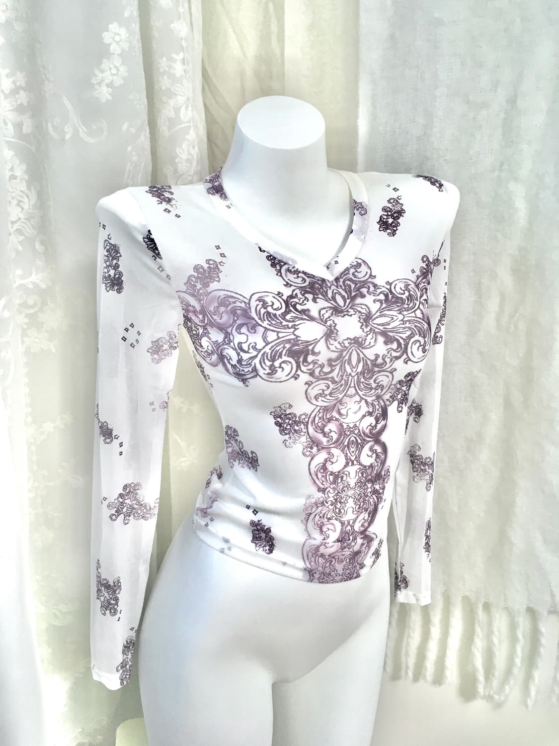 오리엔탈 펑크 프린팅 롱슬리브 상품이미지2