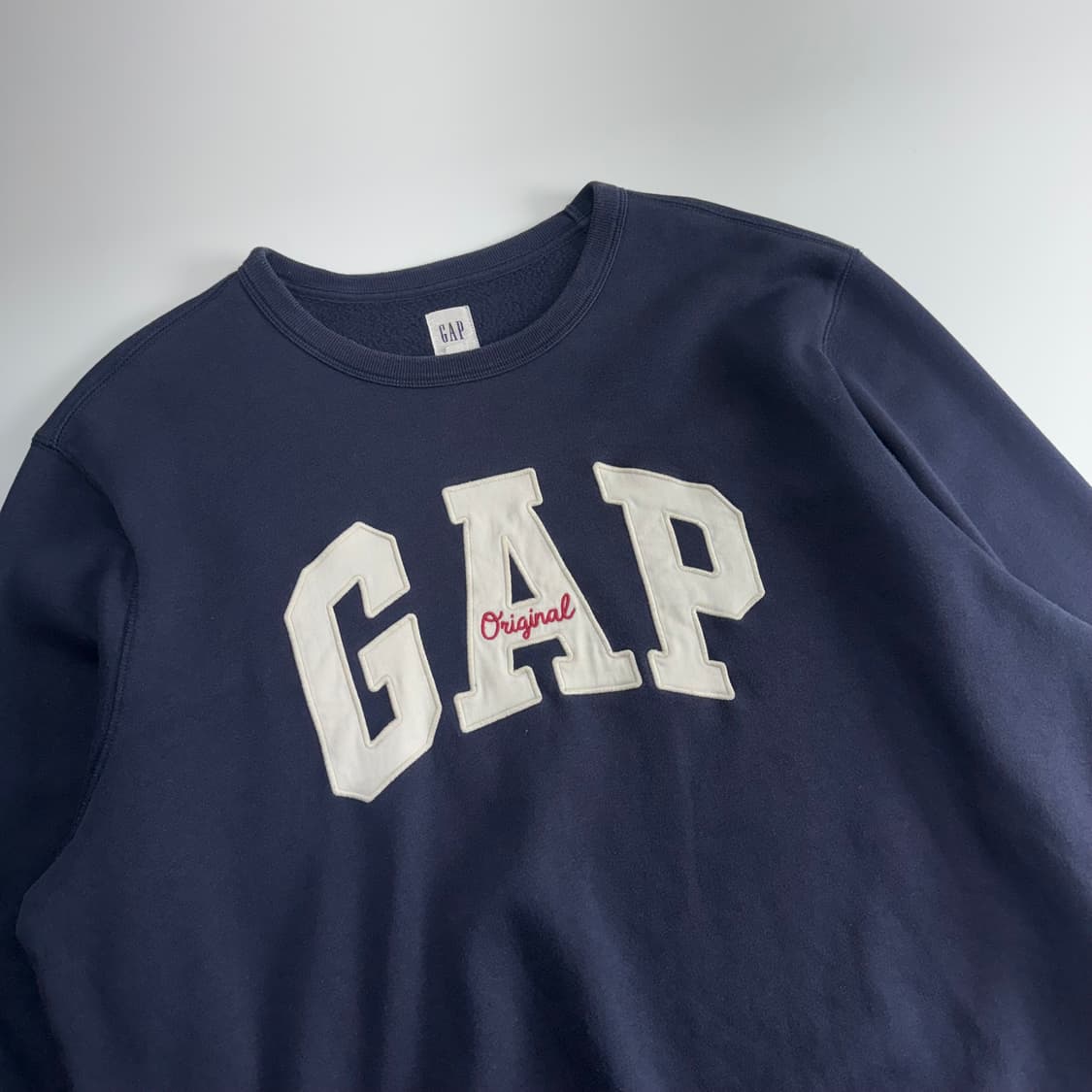 Gap 갭 화이트 로고 네이비 맨투맨  상품이미지4