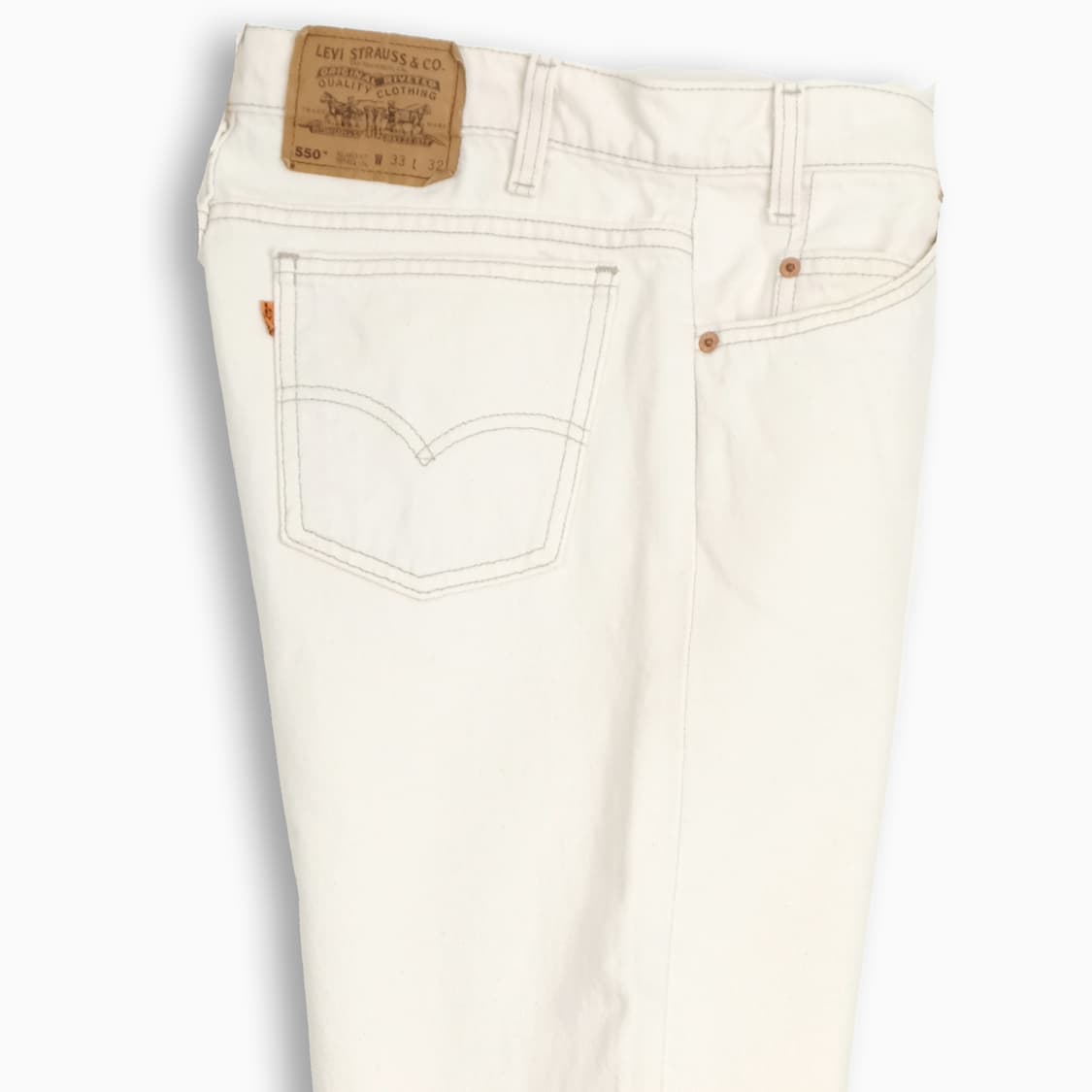 리바이스 550 오렌지탭 화이트진 90sUSA 32인치 OR5503346 상품이미지5