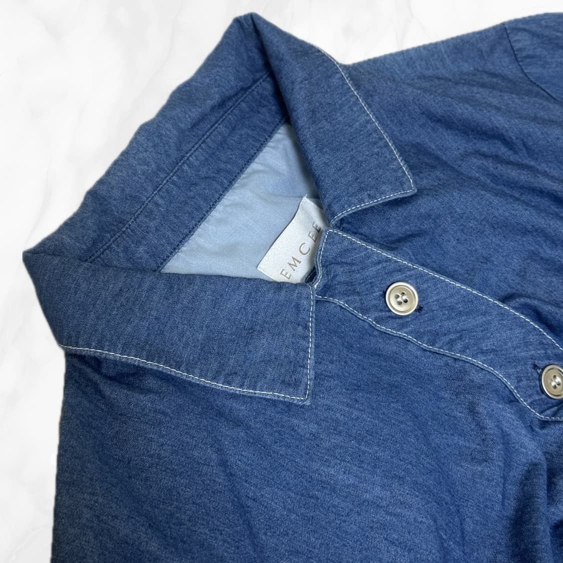 EMCEE 데님 롱 원피스 상품이미지3