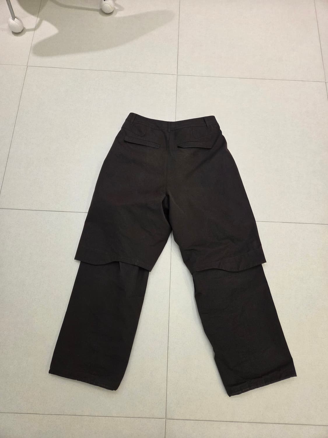 산산기어 레이어드팬츠 브라운 2사이즈 상품이미지2