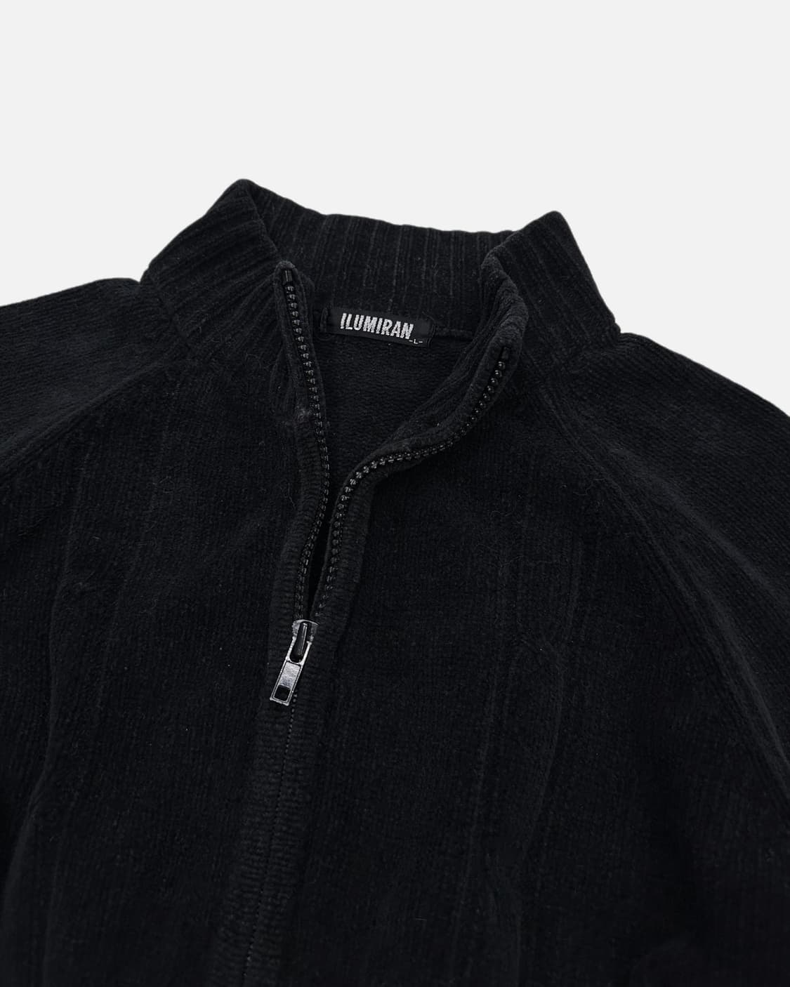 cable brushed knit zip-up 상품이미지2