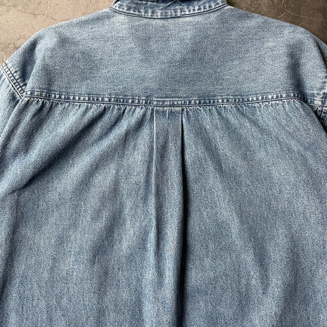 IMPOTEX USA 빈티지 코튼 데님 셔츠 A00551 상품이미지8