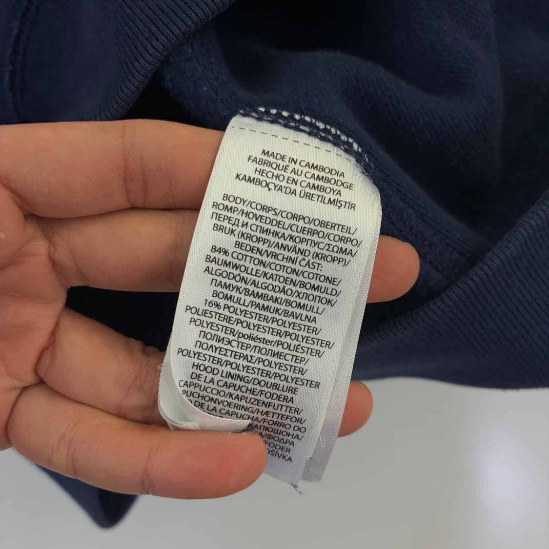 Polo  폴로 랄프로렌 자수 코튼 네이비 후드집업 상품이미지6