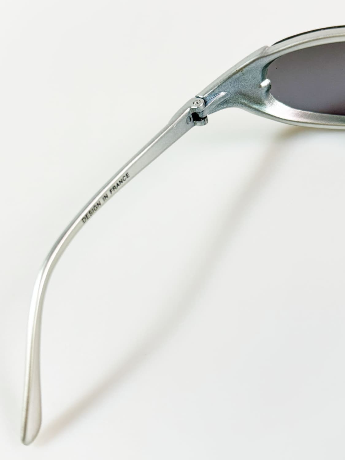 90s LEON 실버 랩어라운드 무테 스퀘어 빈티지 선글라스 상품이미지7