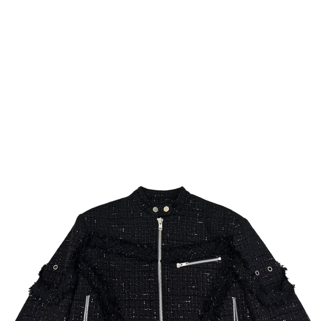 낫노잉 샤인 트위드 모토자켓 상품이미지2